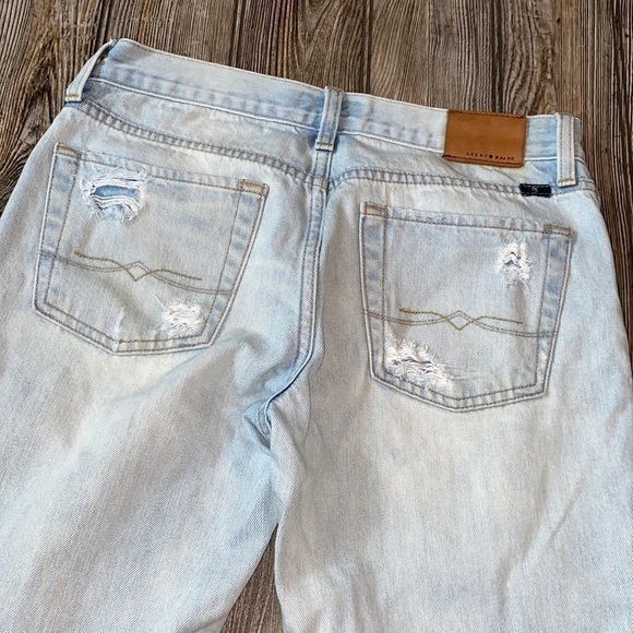 Lucky‎ brand jeans Sienna Cigarette size 0 distressed 100% cotton - Picture 2 of 6
